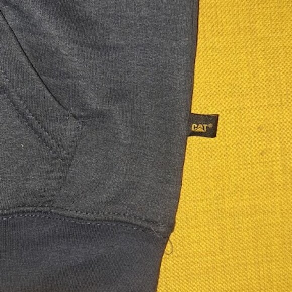 Caterpillar Men's Black Trademark Hoodie Size Medium - Picture 5 of 8